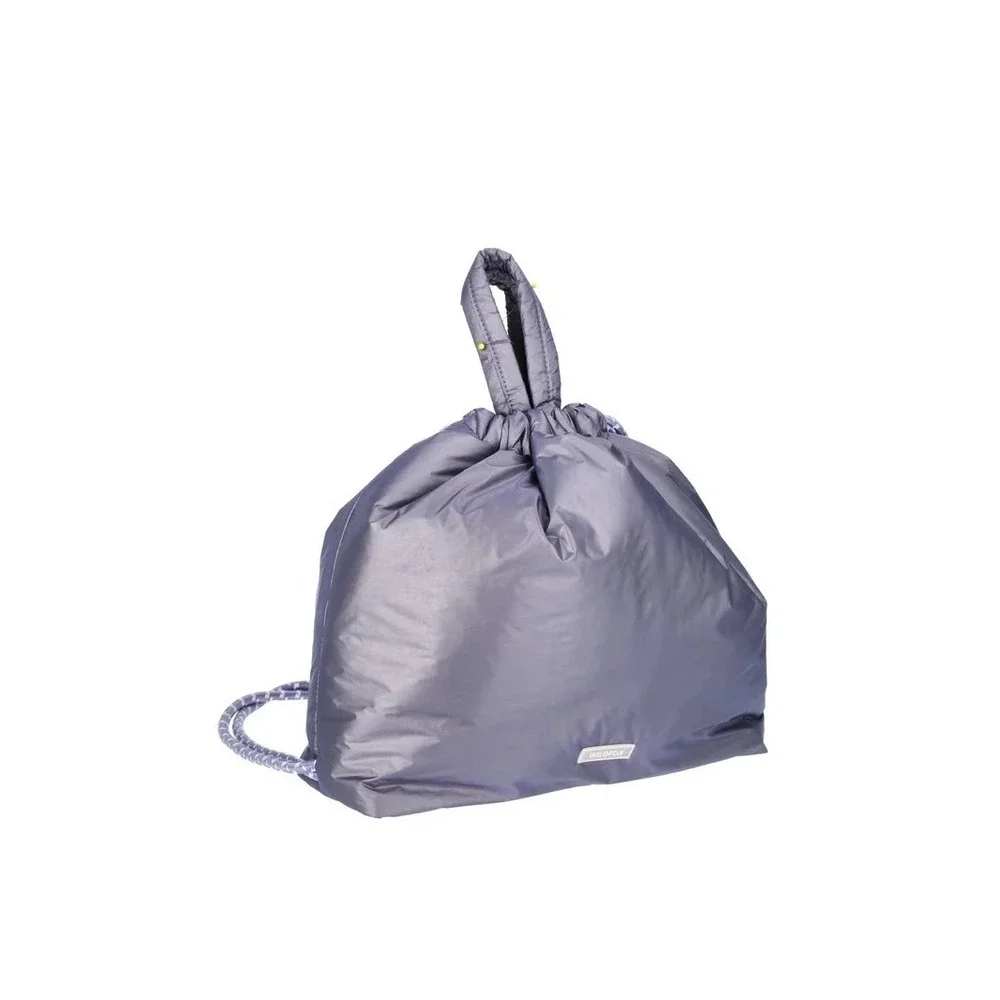 Wildfox Puffy Drawstring‎ Backpack Anthracite NWT MSRP $60